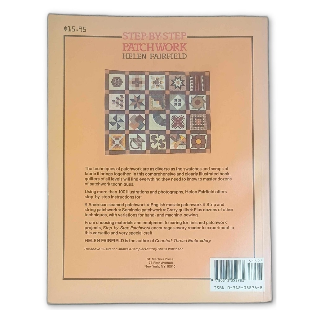 Step-by-Step Patchwork Paperback Helen Fairfield - Picture 2 of 2